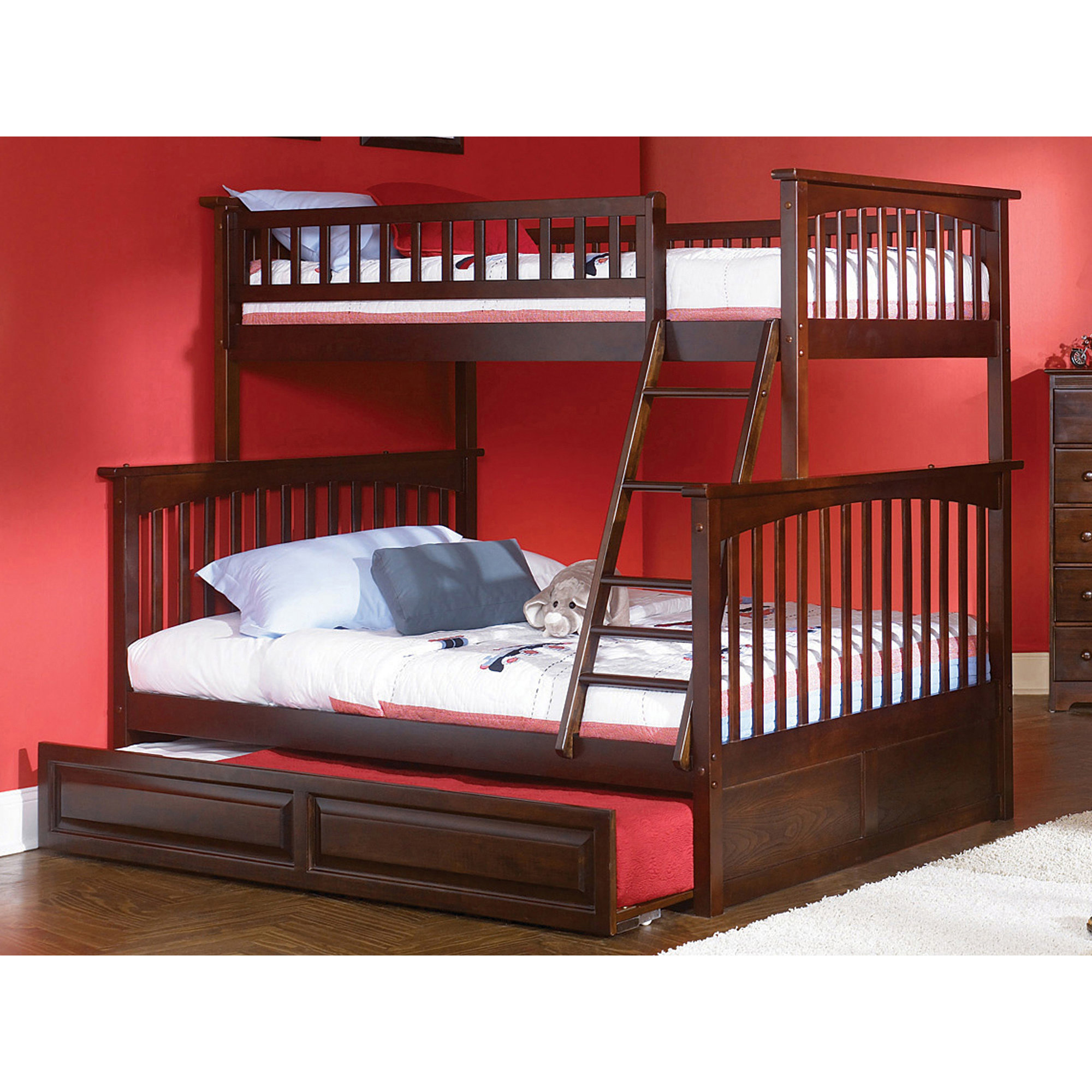 Viv + Rae Henry Bunk Bed with Trundle & Reviews Wayfair